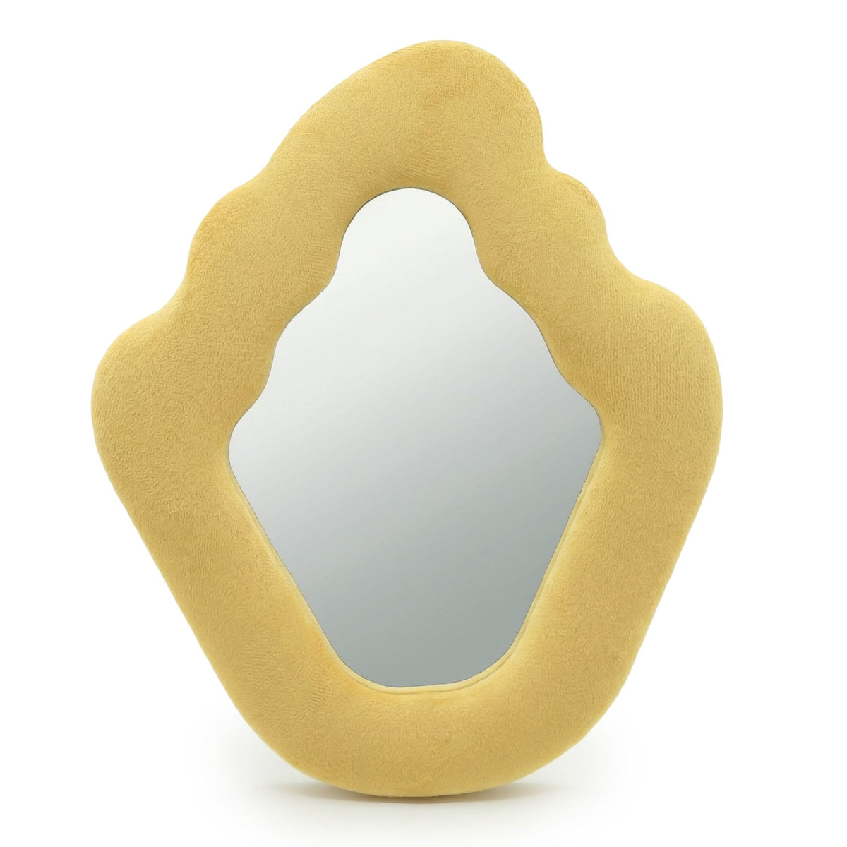 Soft Squiggly Mirror – Flame – Marigold (23x27.5x2.3cm) – product image 1 of 6