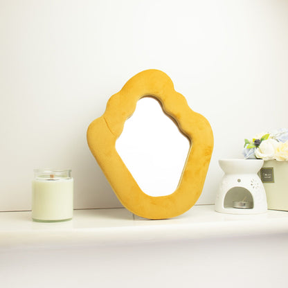 Soft Squiggly Mirror – Flame – Marigold (23x27.5x2.3cm) – product image 4 of 6