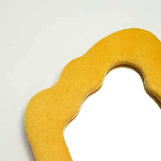 Soft Squiggly Mirror – Flame – Marigold (23x27.5x2.3cm) – product image 2 of 6