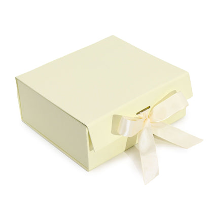 Flat Pack Gift Box - Medium Square (20x18.2x8cm) - Ivory – product image 3 of 5