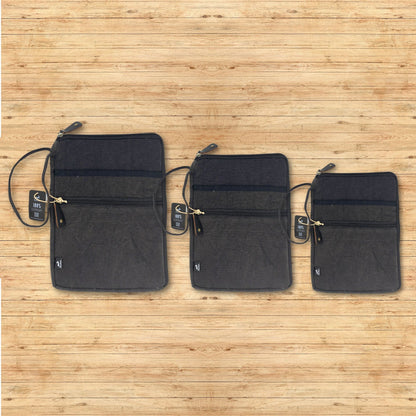 Stonewash Travel Laptop Pouch - Charcoal – product image 2 of 4