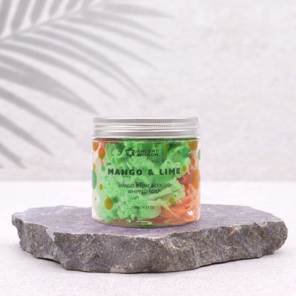 Mango & Lime Whipped Soap 120g – product image 3 of 3