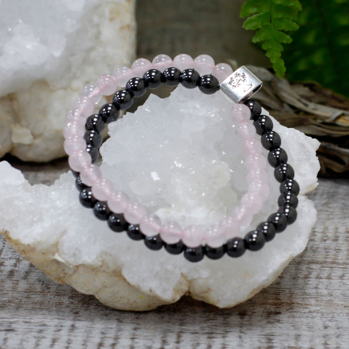 Magnetic Gemstone Bracelet - Rose Quartz – product image 1 of 5