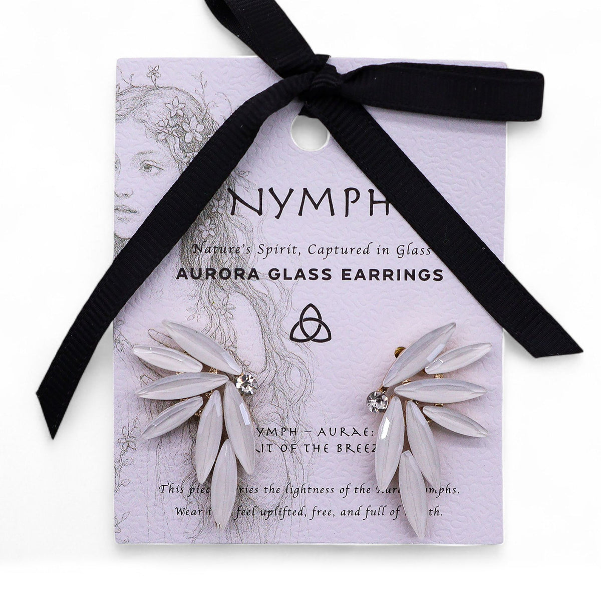 Pearl - Vintage Glass - Fairies - Earrings – product image 4 of 7