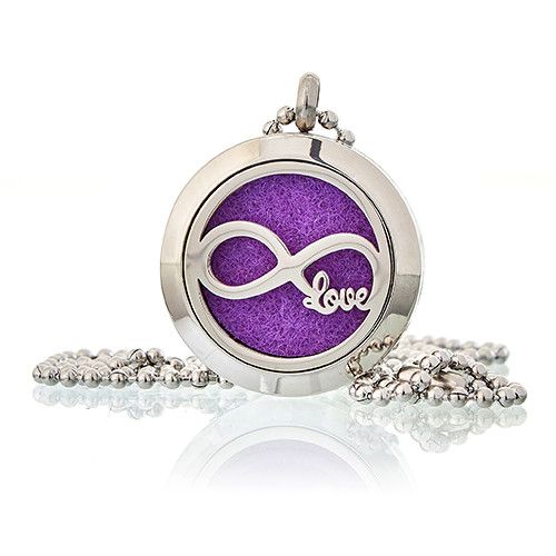 Aromatherapy Diffuser Necklace - Infinity Love 25mm – product image 1 of 5