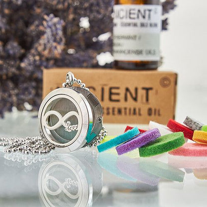 Aromatherapy Diffuser Necklace - Infinity Love 25mm – product image 3 of 5