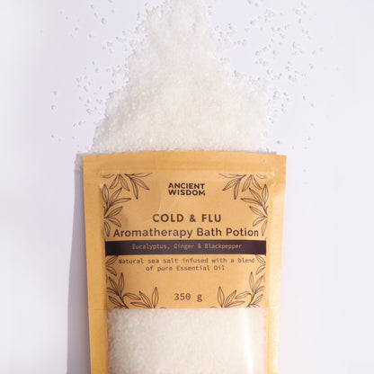 Aromatherapy Bath Potion 350g - Eucalyptus, Ginger & Black Pepper – product image 3 of 3