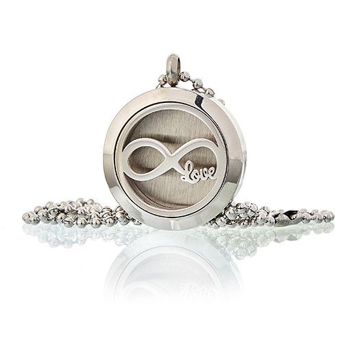 Aromatherapy Diffuser Necklace - Infinity Love 25mm – product image 2 of 5