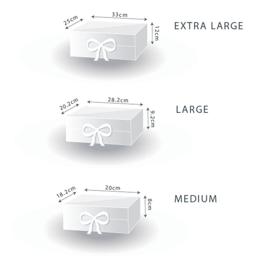 Flat Pack Gift Box - Large (28.2 × 20.2 × 9.2 cm) - Ivory – product image 2 of 6