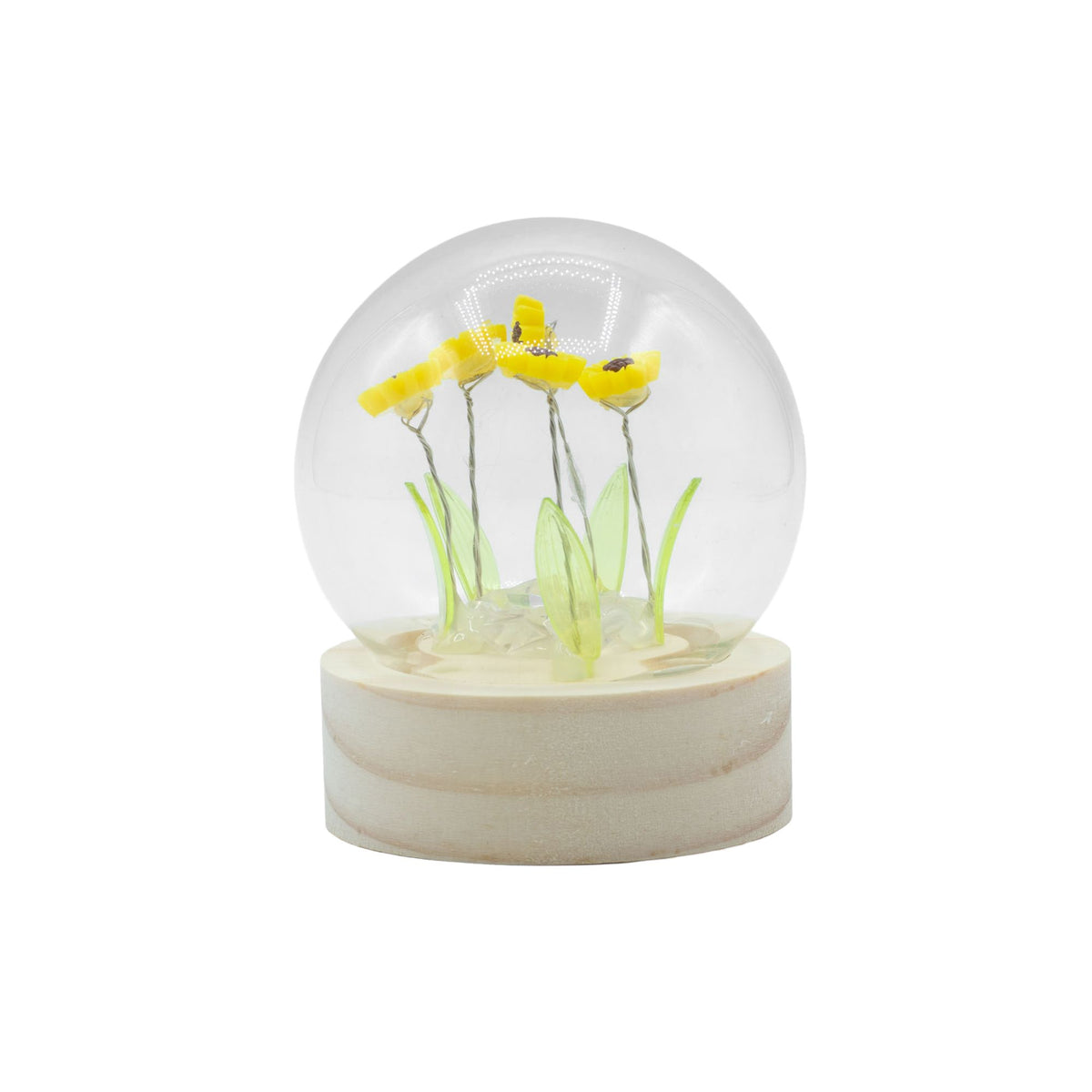 Floral Glow Garden Dome - 5 Sunflowers - LED Battery – product image 2 of 5