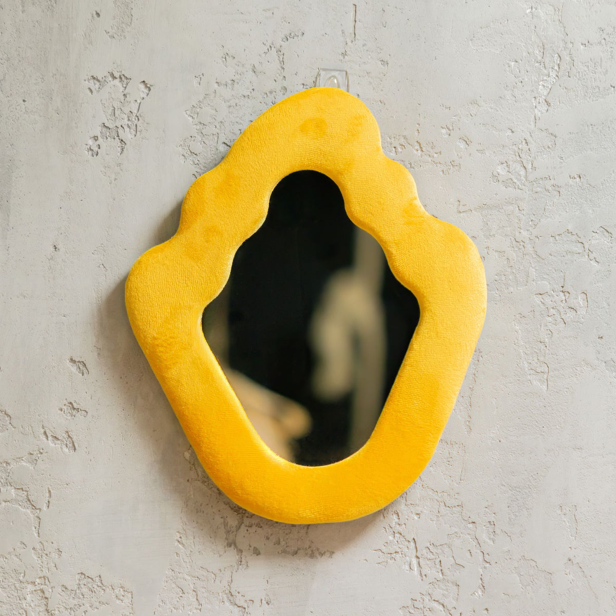 Soft Squiggly Mirror – Flame – Marigold (23x27.5x2.3cm) – product image 5 of 6
