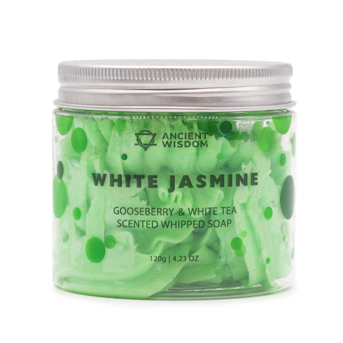 Gooseberry & White Tea Whipped Soap 120g – product image 3 of 3