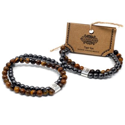 Magnetic Gemstone Bracelet - Tiger Eye – product image 6 of 6