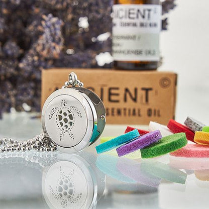 Aromatherapy Diffuser Necklace - Turtle 25mm – product image 5 of 5