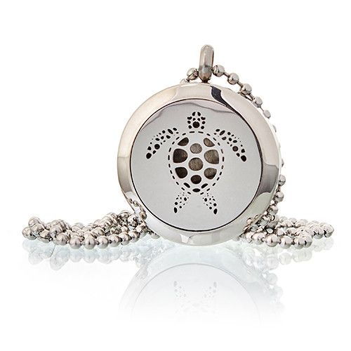 Aromatherapy Diffuser Necklace - Turtle 25mm – product image 1 of 5