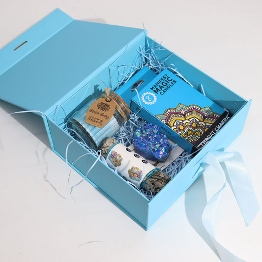 Flat Pack Gift Box - Medium Square (20x18.2x8cm) - Baby Blue – product image 2 of 5