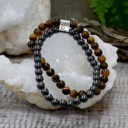 Magnetic Gemstone Bracelet - Tiger Eye – product image 3 of 6