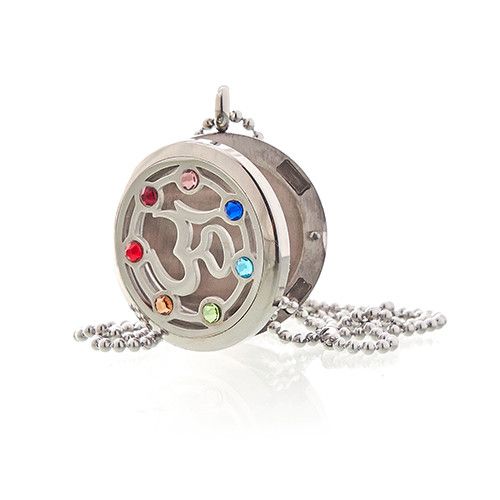 Aromatherapy Jewellery Necklace - OM Chakra - 30mm – product image 5 of 6