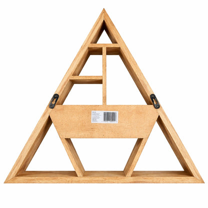Triangle Shaped Wall Shelf with Drawer – product image 3 of 3