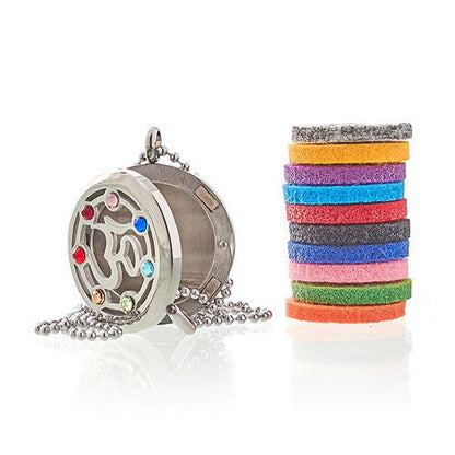 Aromatherapy Jewellery Necklace - OM Chakra - 30mm – product image 4 of 6