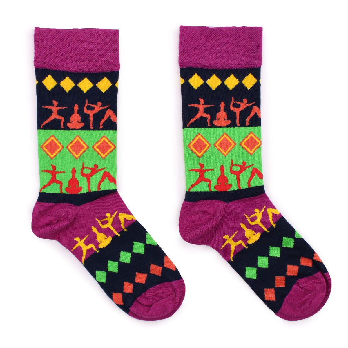 Hop Hare Bamboo Socks S/M - Yoga Poses – product image 4 of 7