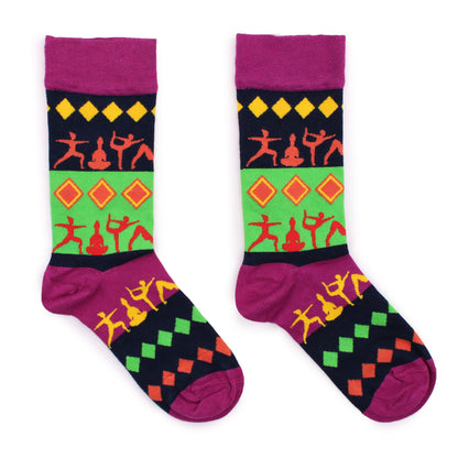 Hop Hare Bamboo Socks S/M - Yoga Poses – product image 4 of 7