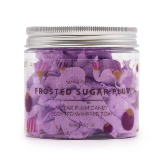 Frosted Sugar Plum Whipped Soap 120g – product image 1 of 5