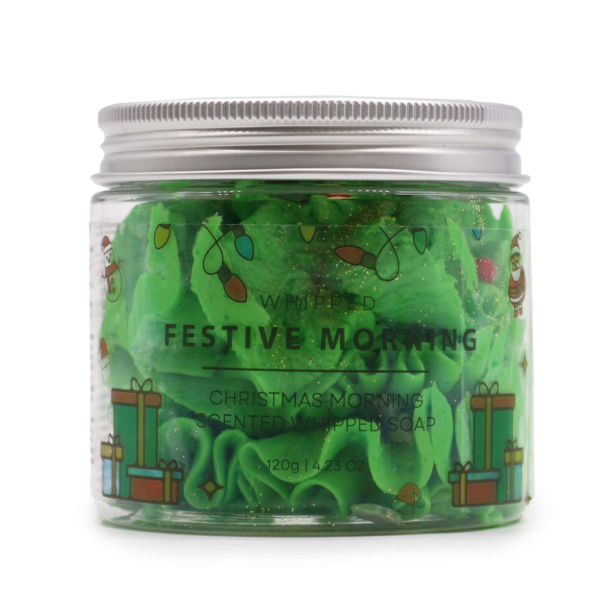 Festive Morning Whipped Soap 120g – product image 4 of 4