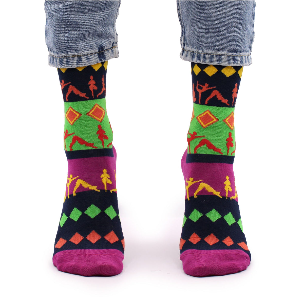 Hop Hare Bamboo Socks S/M - Yoga Poses – product image 3 of 7