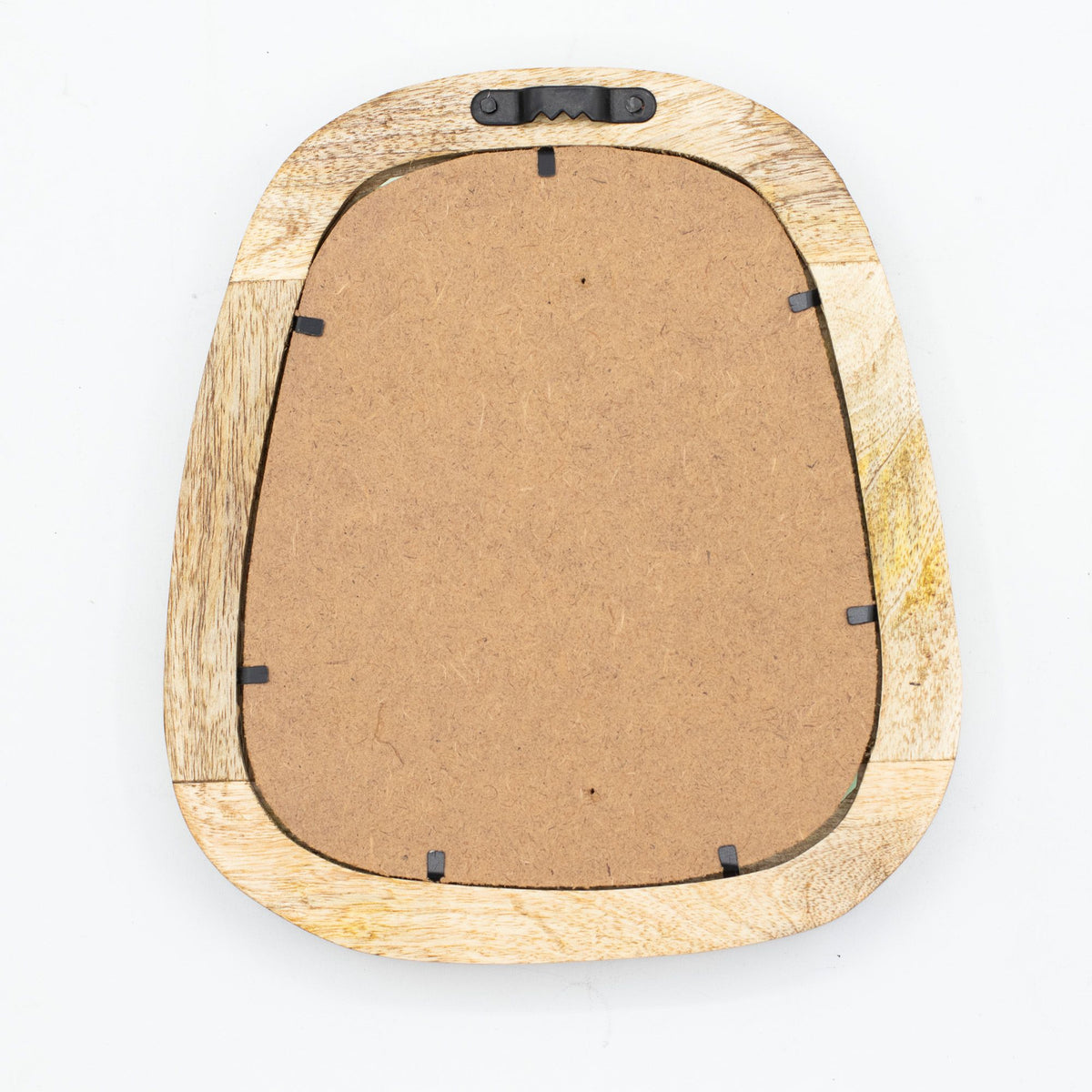 Set of 3 Pebble Shaped Mirrors - Light Wood Finish – product image 2 of 9