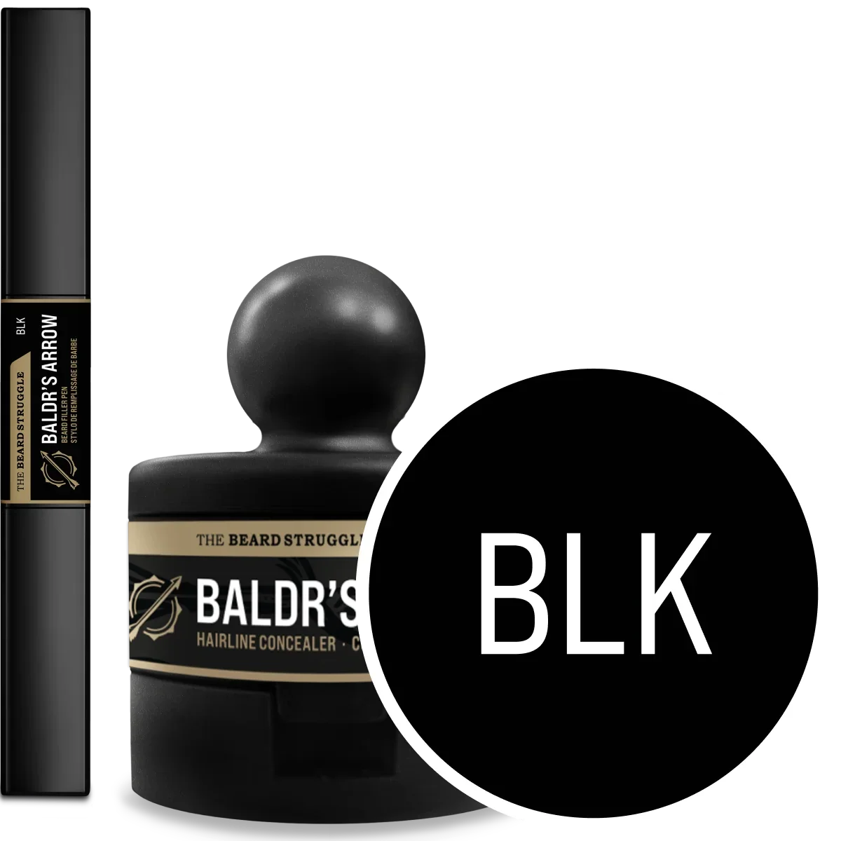 Beard Pen and Hair Concealer Bundle – set contents