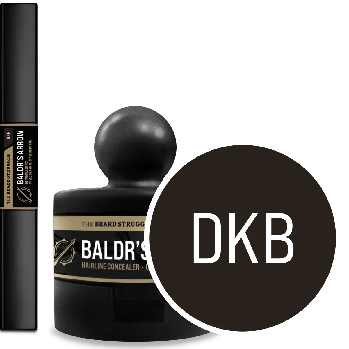 Beard Pen and Hair Concealer Bundle – set contents