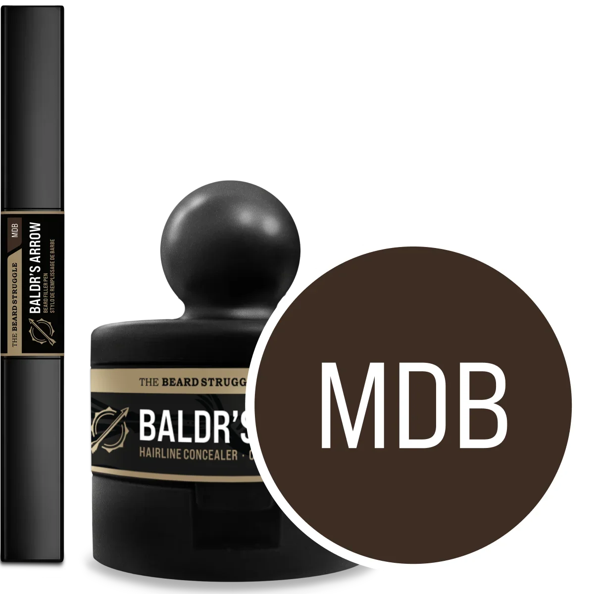 Beard Pen and Hair Concealer Bundle – set contents