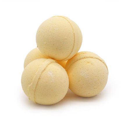 Yellow Chamomile and Grapefruit essential oil bath bombs