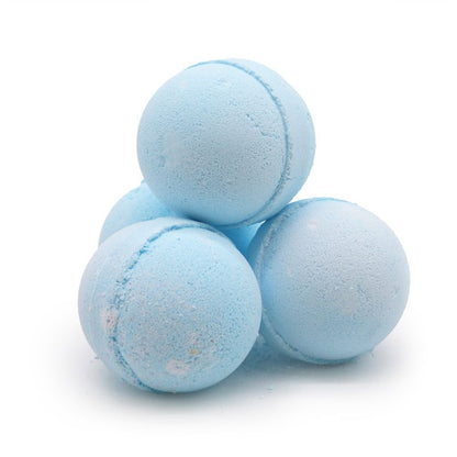 Blue Lavender and Marjoram essential oil bath bombs