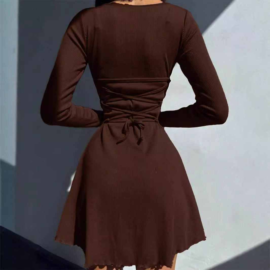 Women's Back-Tie A-Line Dress – product image 2