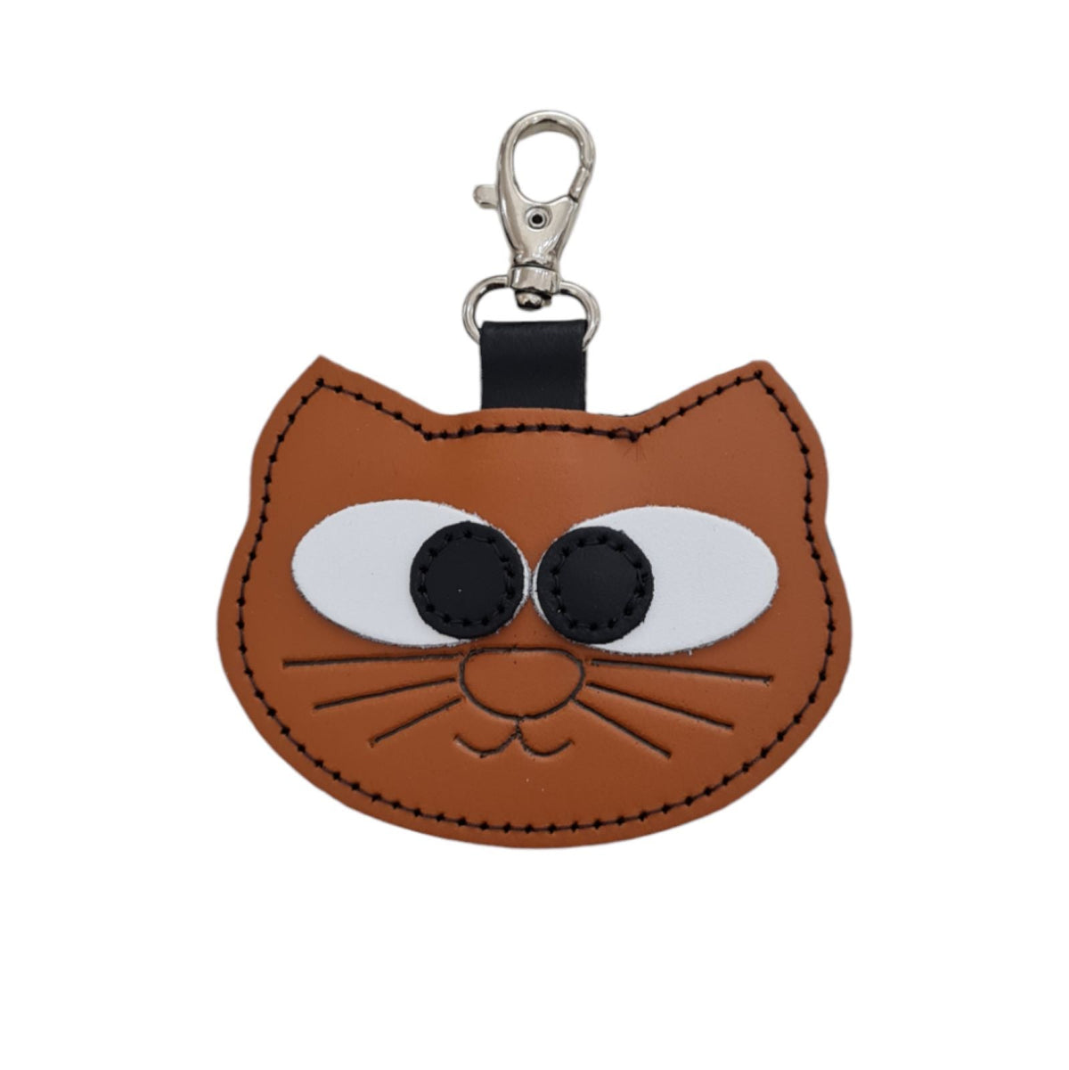 Colourful Cat Bag Charm - Burnt Orange – product image 1 of 2