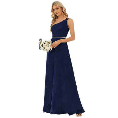 Women's One-Shoulder Slim-Fit Dress – product image 5