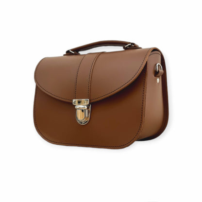 Olympia Handmade Leather Bag - Chestnut - product image 3 of 7