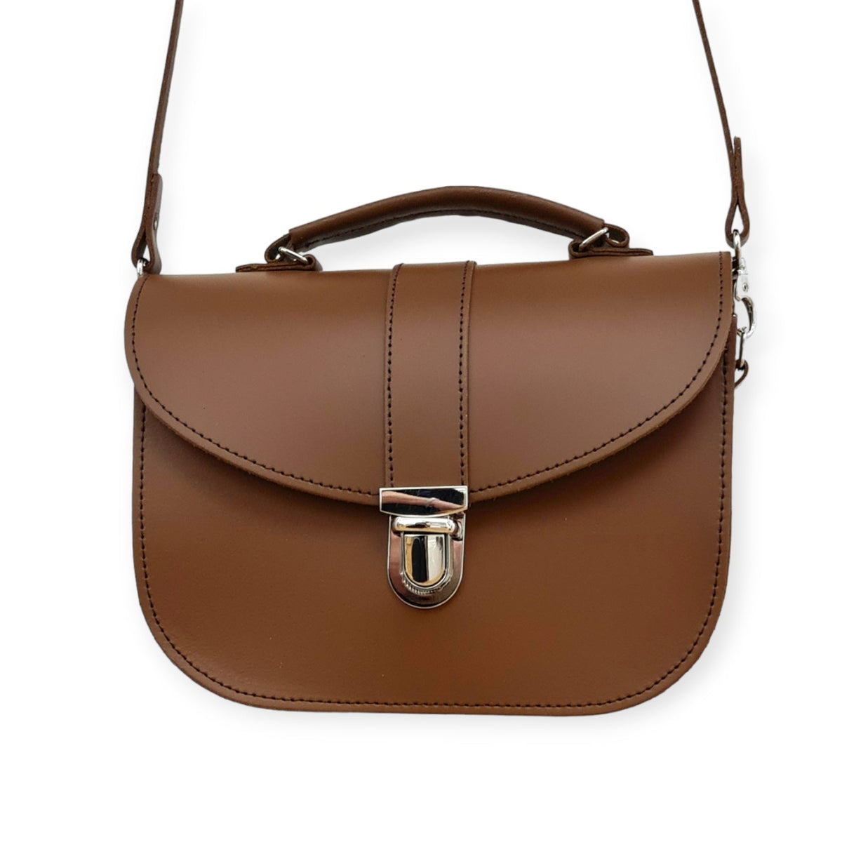 Olympia Handmade Leather Bag - Chestnut - product image 4 of 7