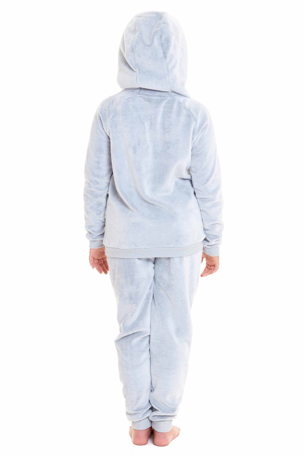 Daisy Dreamer Cuddly Raccoon Fleece Hooded Pyjama Set For Women And Girls Sherpa Lined – product image 1 of 1