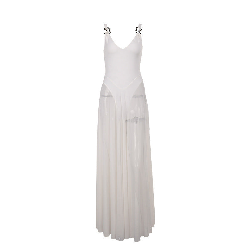 Women's Mesh-Panel Resort Dress – product image 5