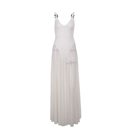 Women's Mesh-Panel Resort Dress – product image 5