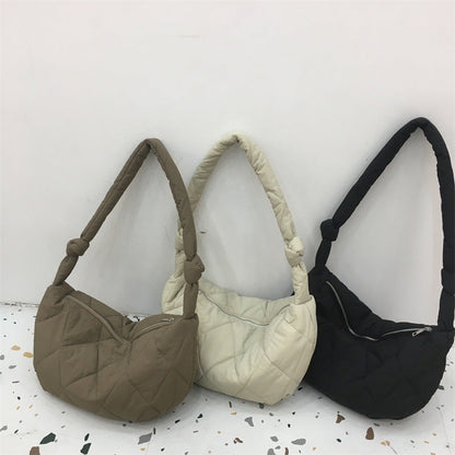 Rhombic Quilted Shoulder Bag – product image 2