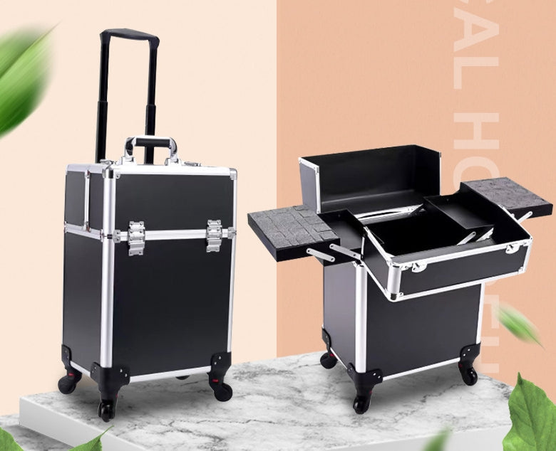 Large-capacity Make-up And Make-up Artist Trolley Storage Toolbox – product image 4