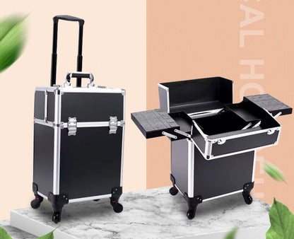 Large-capacity Make-up And Make-up Artist Trolley Storage Toolbox – product image 4