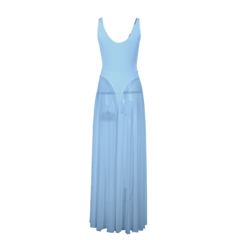 Women's Mesh-Panel Resort Dress – product image 8