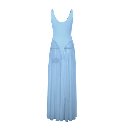 Women's Mesh-Panel Resort Dress – product image 8