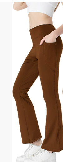 Women's cropped bootcut trousers with pockets - product image 7 of 14