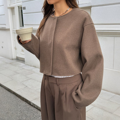 Women's Solid-color Long-sleeve Jacket – product image 5